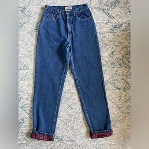 LL Bean flannel lined jeans